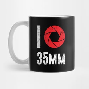 I Love Film Photography - 35mm Retro Camera Hobby Gift Idea Mug